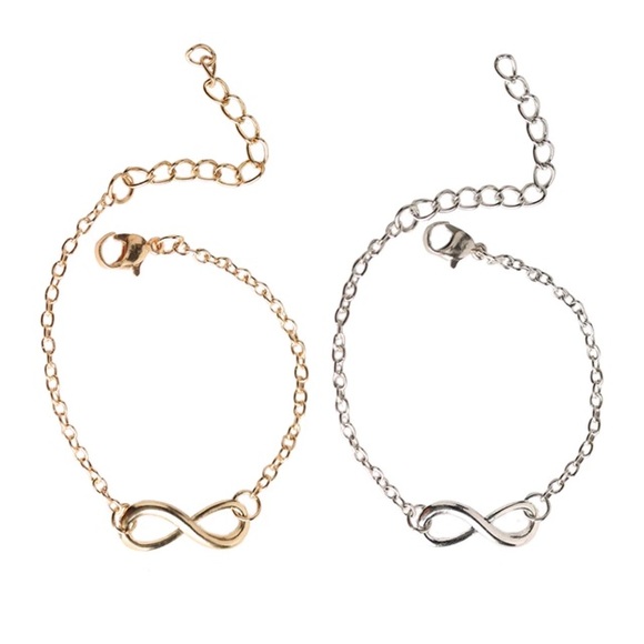 NEW!💙💎INFINITY! SILVERY BRACELET!💎💙8 BEAUTIFUL - Picture 5 of 8